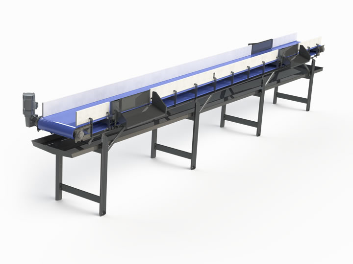 Conveyors for the food industry